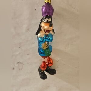 Christopher Radko Disney Collection russian dancing legs Goofy Glass Ornament